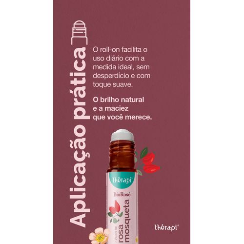 Rollon Óleo de Rosa Mosqueta – 10ml - floraltherapi