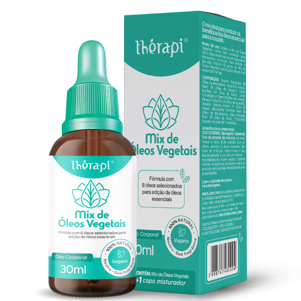 Mix de Óleos Vegetais – 30 ml | Thérapi - floraltherapi