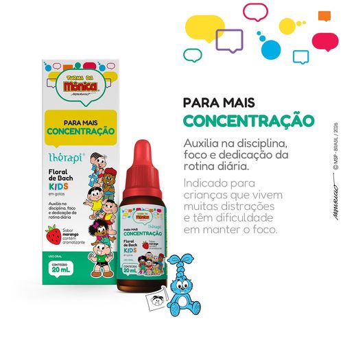 ALBION SYNAPSE パルファン　20ml Floral de Bach – Concentração – Turma da Mônica - floraltherapi